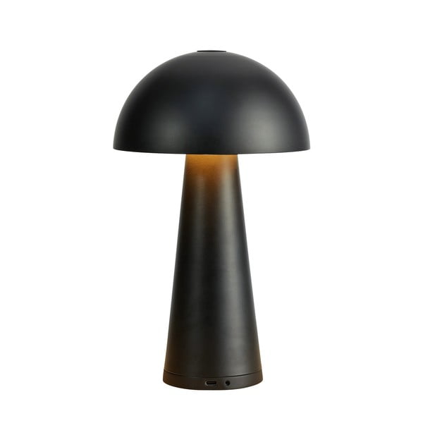 Veioză neagră LED (înălțime 26,5 cm) Fungi – Markslöjd