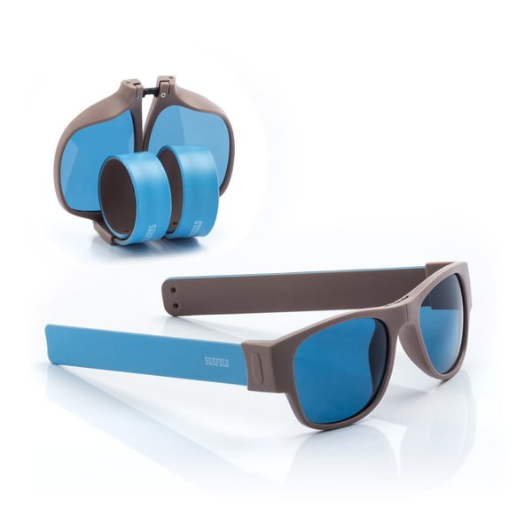 Ochelari de soare pliabili InnovaGoods Sunfold AC3, albastru