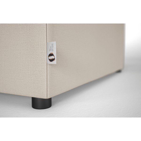 Banchetă extensibilă tapițată My Pop Design Brady, 80 cm, crem-image-4