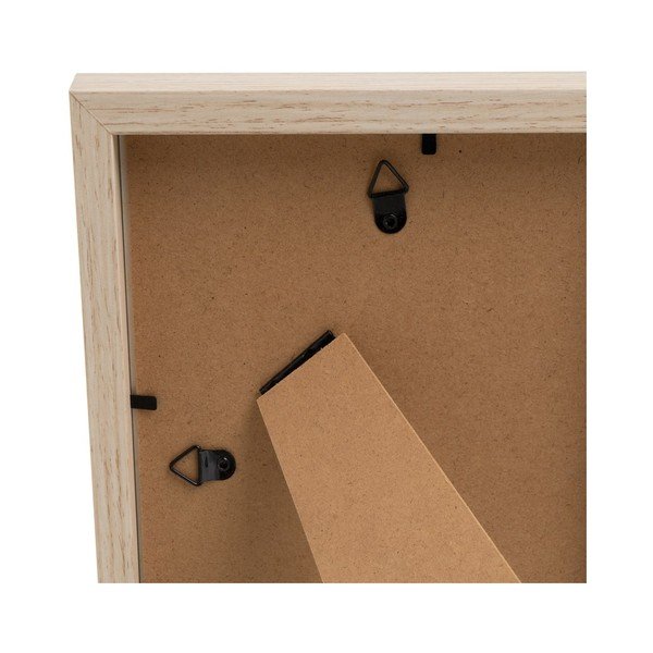 Ramă foto în culoare naturală cu picior de susținere, de agățat 17,5x22,5 cm Sencillo – Casa Selección-image-4