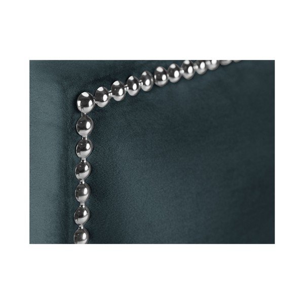 Tăblie pentru pat Mazzini Sofas Cloves, 140 x 120 cm, verde petrol-image-3