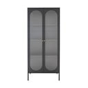 Vitrină neagră din metal 80x180 cm Adelaide – House Nordic