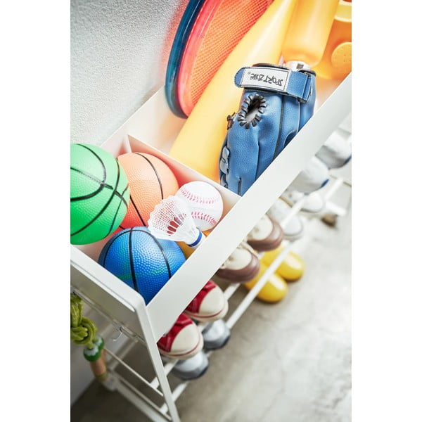 Pantofar pentru copii alb din metal 74,5x74,5x22 cm Tower – YAMAZAKI-image-1