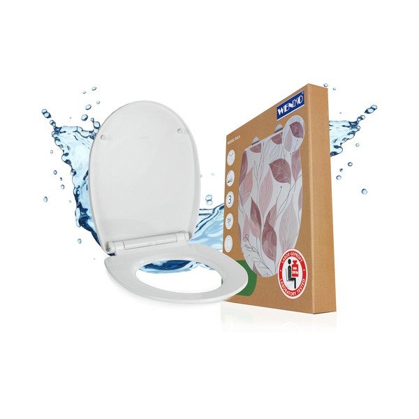 Capac WC 36,5 x 45 cm Easy-Close (cu închidere automată) Pula – Wenko