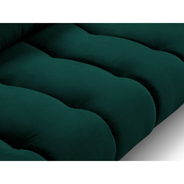 Canapea cu tapițerie de catifea Interieurs 86 Octave, verde închis-image-4