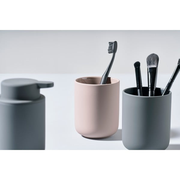 Coș de gunoi cu pedală pentru baie Zone UME, 4 l, gri-image-4