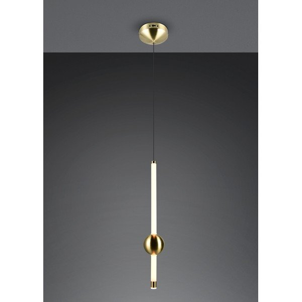 Lustră alămie LED cu intensitate reglabilă Melita – Trio-image-2