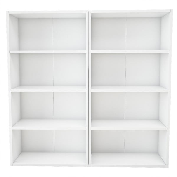 Bibliotecă Magenta Home Pure High, lățime 120 cm, alb