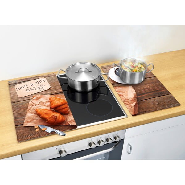 Protecții de aragaz 2 buc. din sticlă temperată 52x30 cm Nice Day – Allstar-image-1