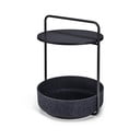 Măsuță auxiliară rotundă ø 50 cm Tavolino Black – MiaCara