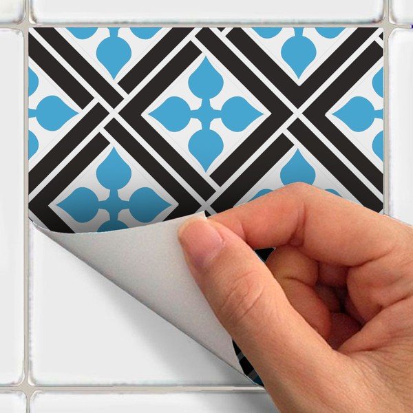 Set 30 autocolante Ambiance Azulejos Talia, 15 x 15 cm-image-1