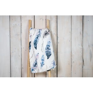 Pătură albă micromicropluș 200x150 cm Feather - My House