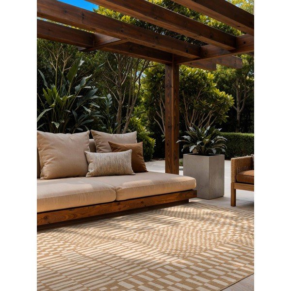 Covor pentru exterior și interior crem/în culoare naturală 160x230 cm Haringey Barkham – Ted Baker-image-1