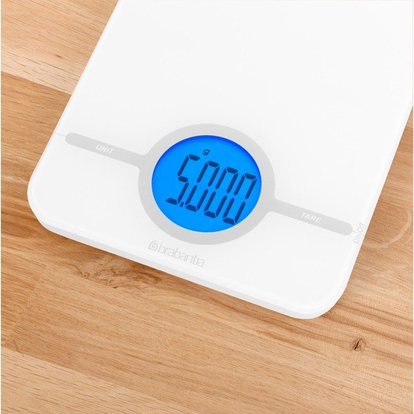 Cântar de bucătărie Brabantia Timer, alb-image-4