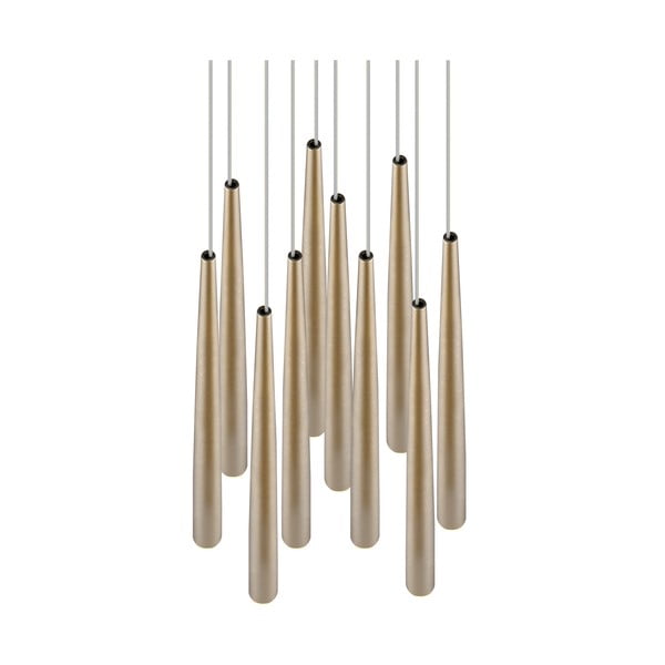 Lustră aurie LED ø 30 cm Cala – Trio Select-image-2