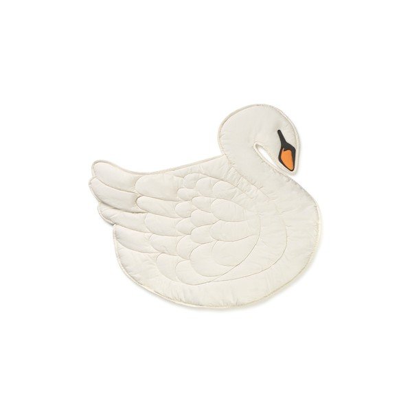 Saltea de joacă pentru copii crem 100x110 cm Swan – Lorena Canals