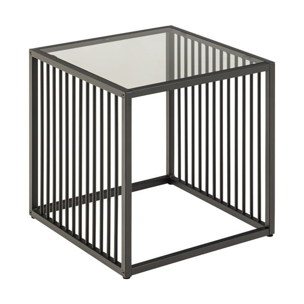 Măsuță auxiliară cu blat din sticlă 40x40 cm Strington – Actona