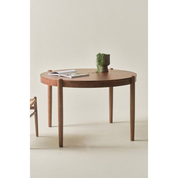 Masă de dining rotundă din lemn de ulm ø 120 cm Nattavaara – Jotex-image-2
