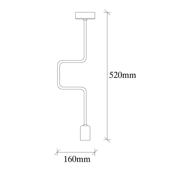Lustră metalică Opviq lights Joshua, negru-image-3