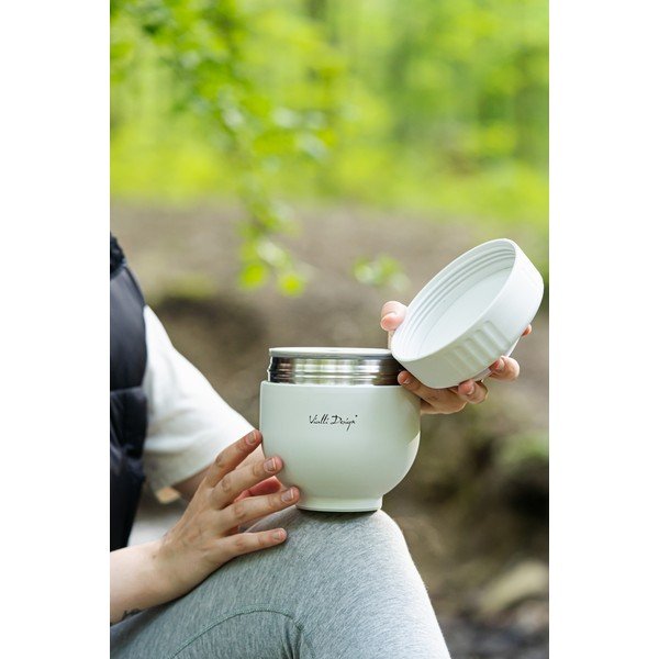Termos alb pentru mâncare din oțel inoxidabil 680 ml Fuori – Vialli Design-image-1
