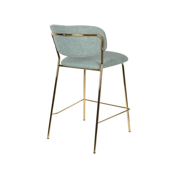 Scaune de bar verde-deschis 2 buc. 89 cm Jolien – White Label-image-4