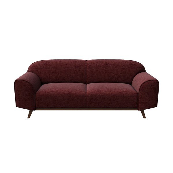 Canapea MESONICA Nesbo, lungime 193 cm, roșu închis