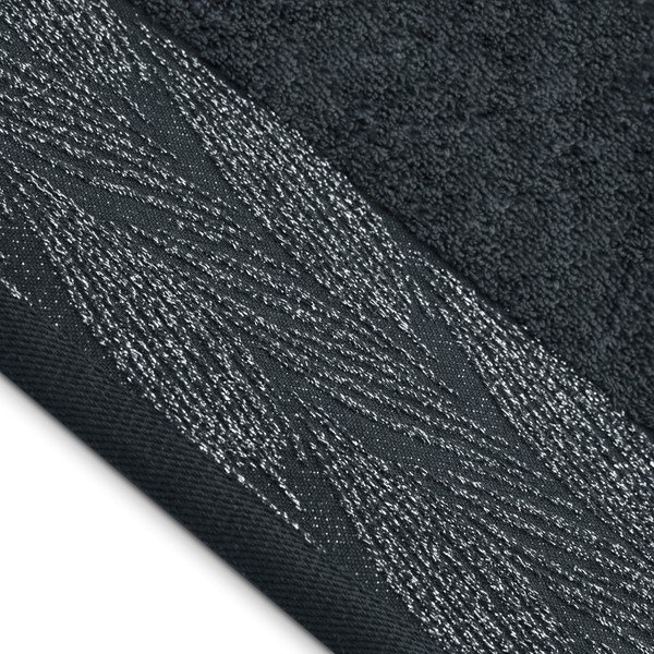 Prosoape de baie negre 2 buc. din bumbac din frotir Allium – Restilo-image-2
