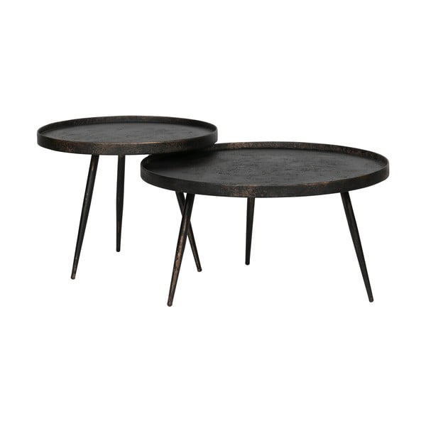 Măsuță de cafea neagră rotundă ø 58 cm Bounds – WOOOD-image-3