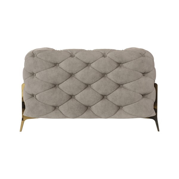 Fotoliu grej cu tapițerie din catifea Chelsea Bis – Ropez-image-3