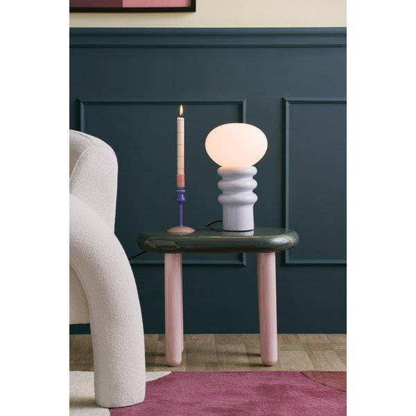 Veioză albastru-deschis din ceramică (înălțime 33,5 cm) Catania Aro – Leitmotiv-image-1