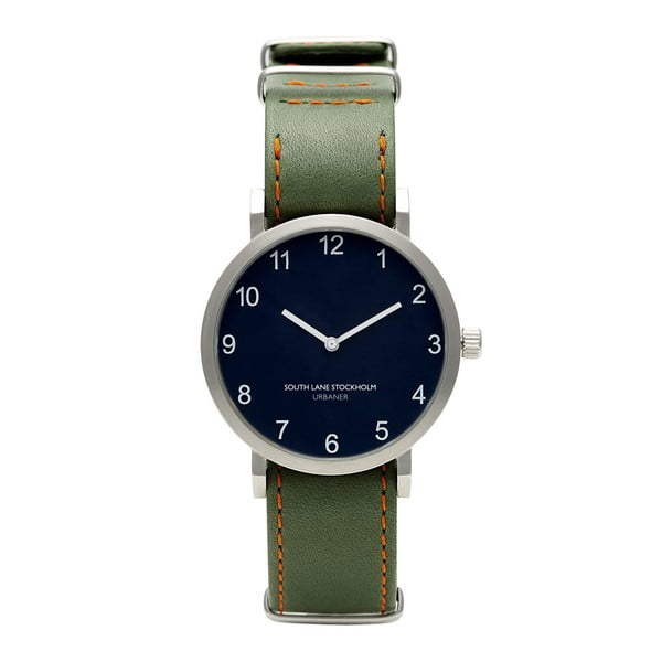 Ceas unisex South Lane Stockholm Urbaner Classic, curea verde