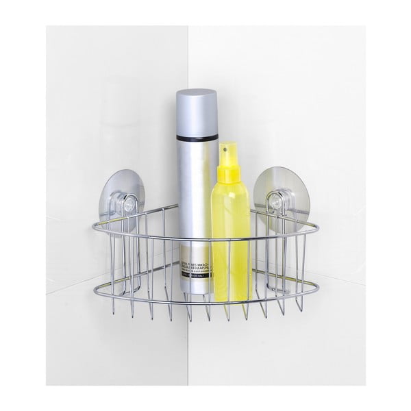 Raft pe colț pentru duș cu ventuze Wenko Static-Loc-image-2