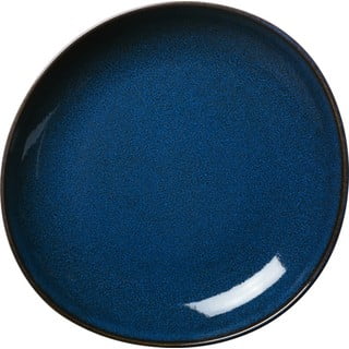 Bol din gresie ceramică Villeroy & Boch Like Lave, 27 x 28 cm, albastru închis