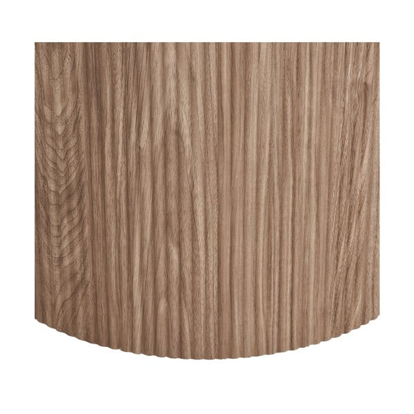 Masă de dining rotundă cu blat cu aspect de marmură ø 120 cm Athens – House Nordic-image-4