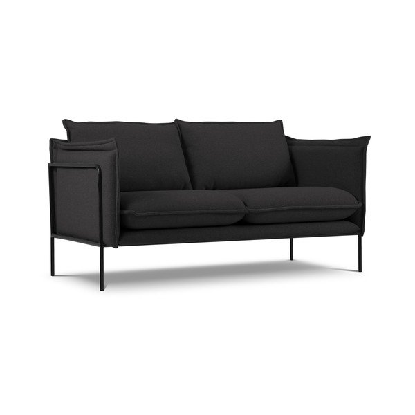 Canapea Interieurs 86 Andrea, 145 cm, negru-image-1