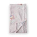 Pătură roz-deschis din micropluș/cocolino 130x170 cm  cu model de Crăciun Vintage Christmas Santa – Catherine Lansfield