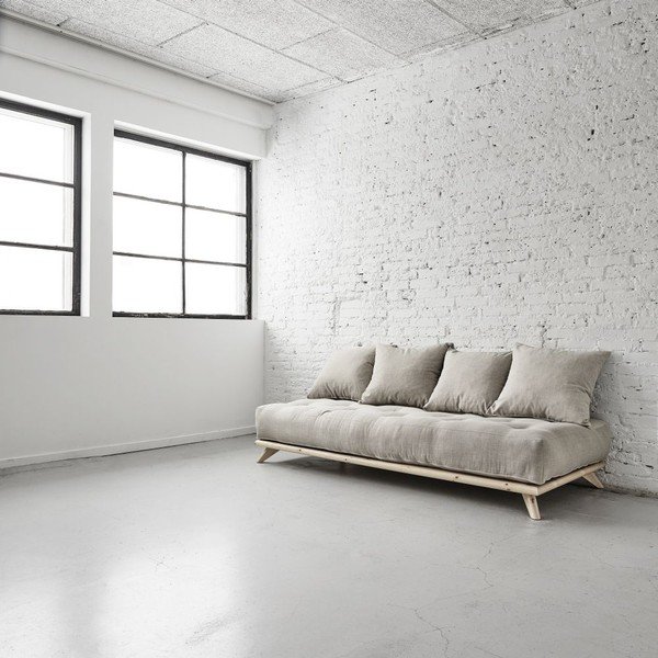 Canapea Senza Natural/Light Grey-image-1