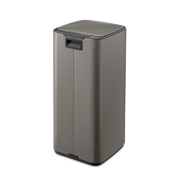 Coș de gunoi gri cu pedală din oțel 30 l Bo – Brabantia-image-3