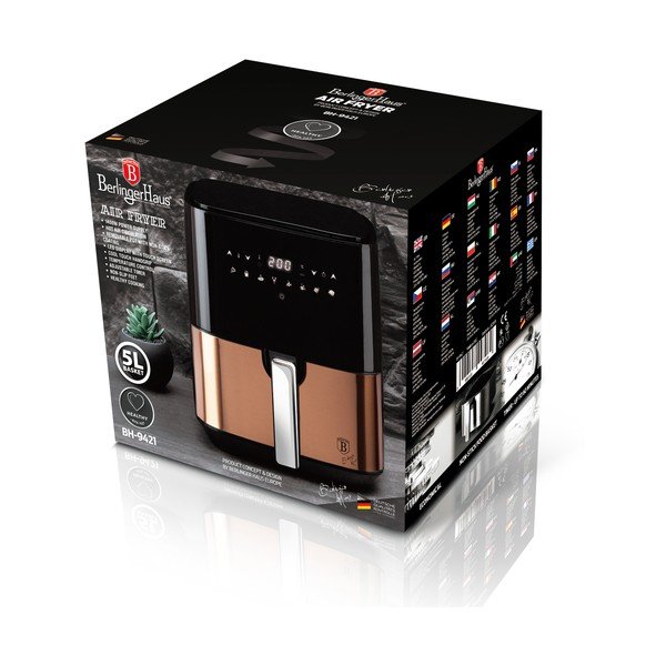 Air fryer auriu Black Rose Collection – BerlingerHaus-image-4