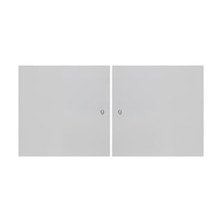 Ușă albă pentru sistemul de rafturi modulare 2 buc 32x33 cm Mistral Kubus - Hammel Furniture