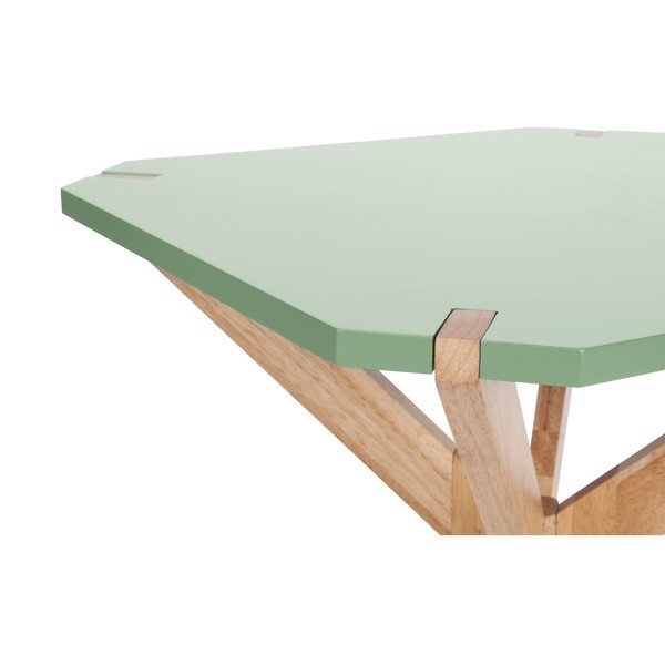 Măsuță auxiliară Leitmotiv Mister, 45 x 45 cm, verde mentă-image-2