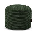 Fotoliu bean bag verde cu tapițerie din catifea reiată Mini – SLOWDOWN