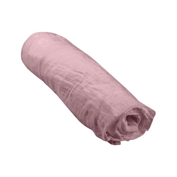 Cearceaf pentru copii din muselină pentru pătuț cu elastic 70x140 cm – Bébé Douceur