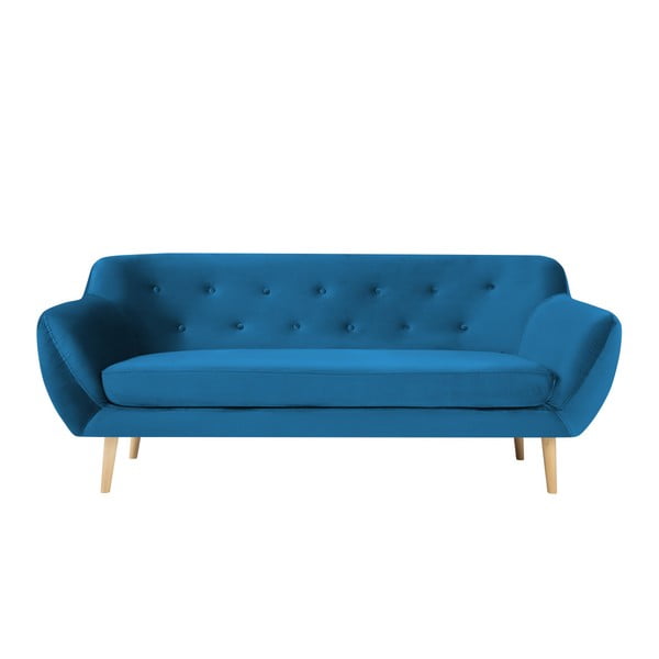 Canapea cu 3 locuri Mazzini Sofas AMELIE, albastru
