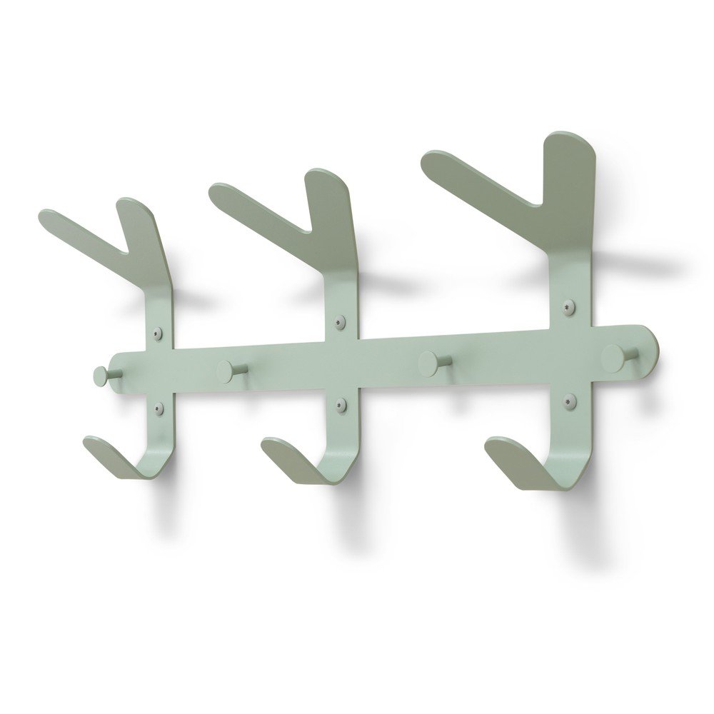 Cuier de perete verde prăfuit din oțel 66 cm Frondo – Spinder Design
