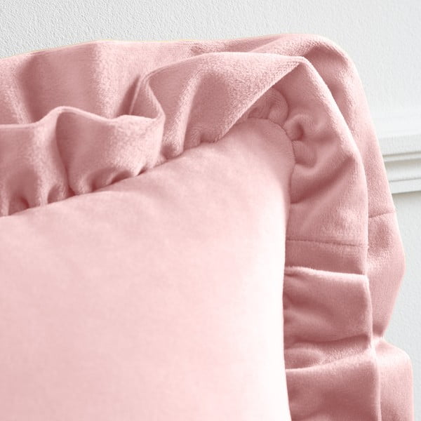 Pernă decorativă din catifea 43x43 cm Velvet Double Frill – Catherine Lansfield-image-2