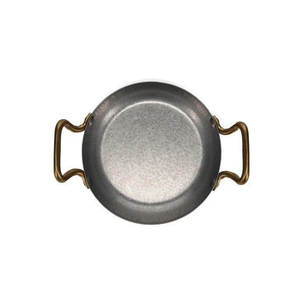 Farfurie argintie pentru servire din metal ø 18 cm Serve – BonBistro-image-3