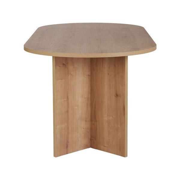 Masă de dining cu aspect de lemn de stejar 90x200 cm Sabella – Kalune Design-image-4