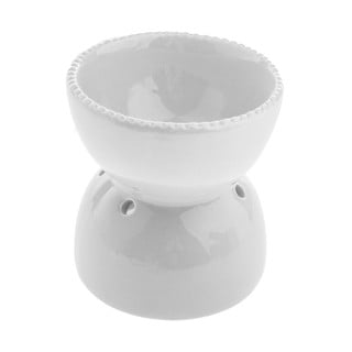 Lampă aromaterapie din ceramică Dakls, înălțime 11,5 cm, alb