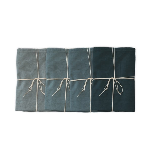 Set 4 șervețele textile Really Nice Things Blue, 43 x 43 cm